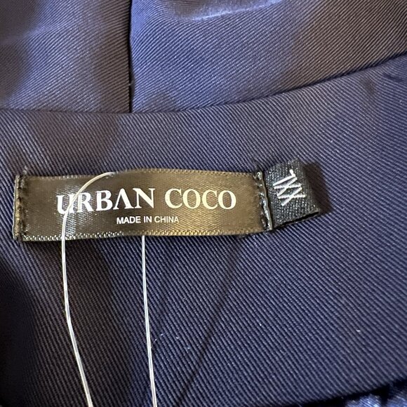 Urban Coco Womens Blazer Jacket Size XXL Navy Blue Pockets Career Classic NWT - Picture 5 of 7